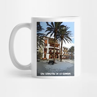 San Sebastian De La Gomera plaza Mug